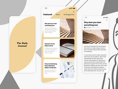 The Daily Journal - UI Design Concept