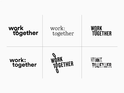 Work Together branding graphic design logo