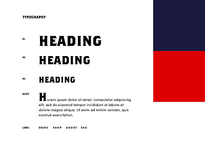 Winkbeds Website - look and feel #2 color design hierarchy typography ui