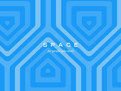 Logo Design: SPACE co-working space color logo design thirtylogos typography