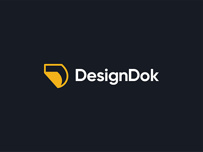 DesignDok logo branding design flat graphic design icon illustration logo minimal typography vector