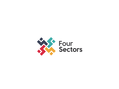 Four Sector design logo