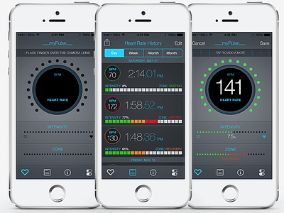 myPulse iOS Heart Monitor App