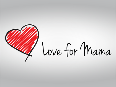Love for Mama branding design logo