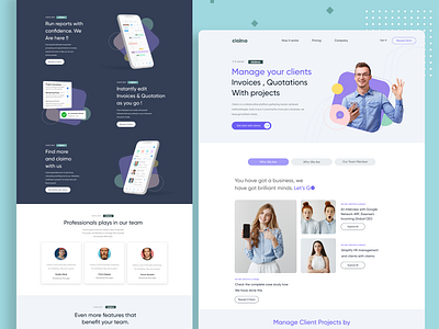 Client Landing page