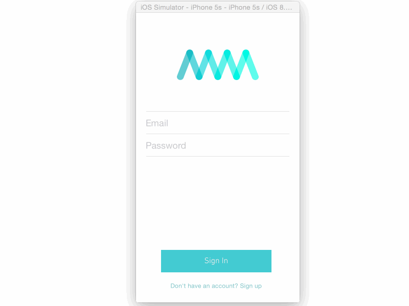 Sign in and onboarding app design ios meetups onboarding sign in