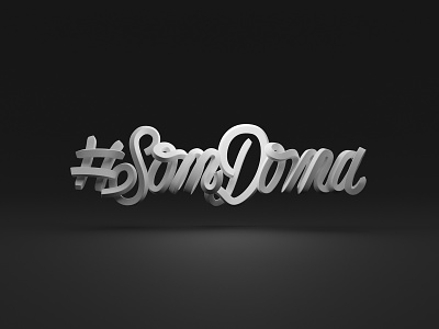 Som Doma - I am at home 3d 3dmodel 3dtype 3dtypo b3d blender blender3d cycles render imathome lettering render slovakia somdoma typography
