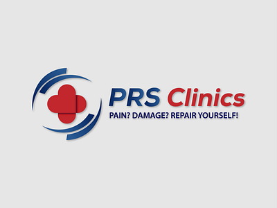 PRS Clinics branding clinic flat geometic gradient gradient color logo logo design logo designer medical medical care medical logo