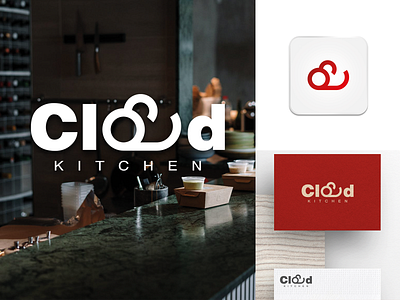Cloud Kitchen Logo Design & Branding branding branding design business logo cloud cloud kitchen food iconinc kitchen kitchen logo logo design minimal restaurant logo startup