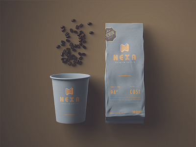 Nexa Premium Coffee (Logo Design & Branding) by Shahriar Sultan on Dribbble
