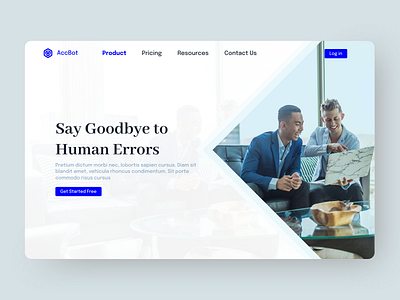 Accounting Automation Landing Page accounting automation ui design ux design web design web landing page website website design website ui