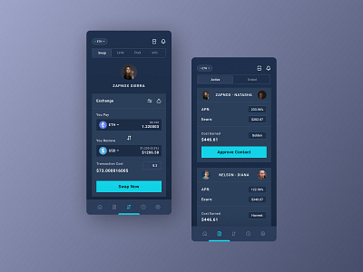 DApp - UI Design by Shahriar Sultan for iBOS UX Design Agency on Dribbble