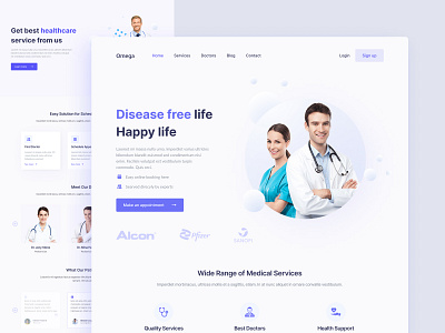 Omega Medical - Website Design