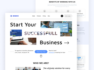 Business Agency Landing Page