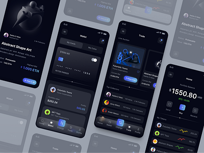 NFt Mobile App UI/UX