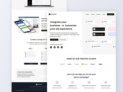 Tap kit Bedrift Lead Generation Website designs, themes, templates and downloadable graphic  elements on Dribbble