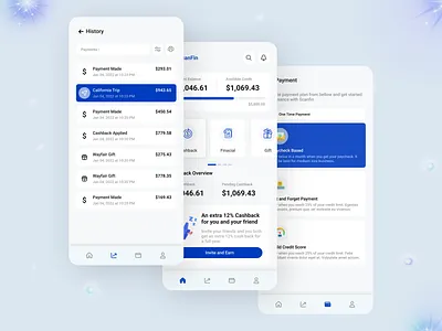 Scanfin - Fintech Mobile App Design clean ui finance financial financial application fintech fintech app design fintech mobile app fintech mobile app ui fintech ui design ios minimal ui design mobile app mobile app redesign redesign transaction