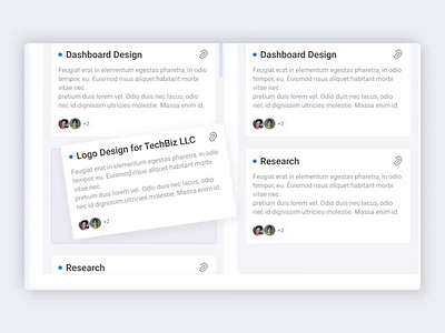Card Drag Animation animation clean design collaboration minimal design project project management prototype task task management team team collaboration team collaboration app ui animation uiux