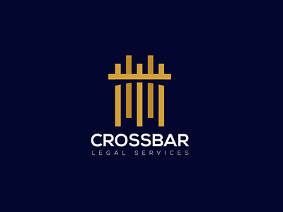 Crossbar - Law firm logo concept business logo law law firm law firm logo legal legal agency legal service logo legal services logo logo design logodesign minimalist