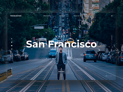 Travelnation - Visit San Francisco figma graphic design landing page travel ui uiux ux web web design