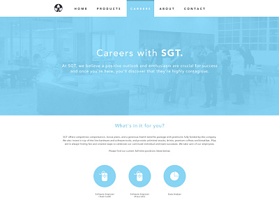 SGT Redesign - FULL corporate flat ui grid minimal minimalism redesign social technology ui web website