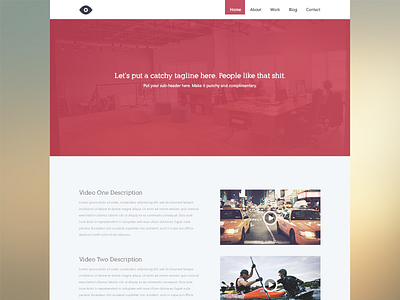 Corporate Web Idea corporate flat flat design interface layout ui web web design website