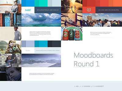 Moodboard Project app branding flat identity ios7 logo minimal mood board web