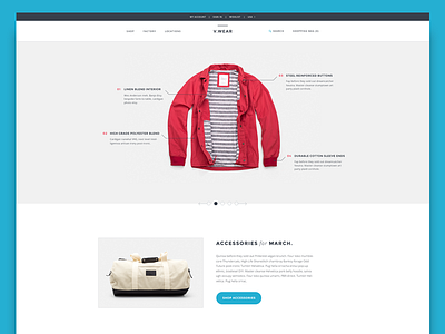 Menswear Site clothing ecommerce fashion flat layout menswear shoes shop shopping user interface web design website