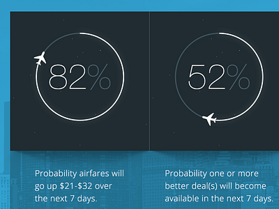 FLYR Hero Module clean flat flyr hubskip infographic interface layout minimal redesign travel ui website