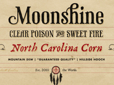 Firewater Moonshine Label branding donaldson fire firewater label logo moonshine package print water