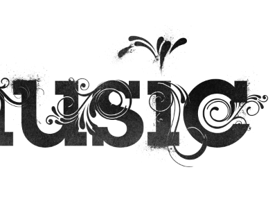 Music Moves Me donaldson james logo music ornate serif slab