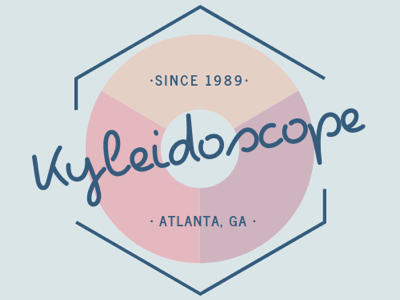 1989 atlanta illustrator kyleidoscope logo design