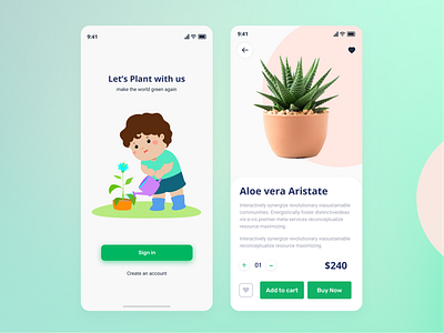 Plant care app