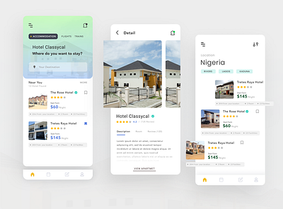 Hotel Booking Mobile App app designs ui website