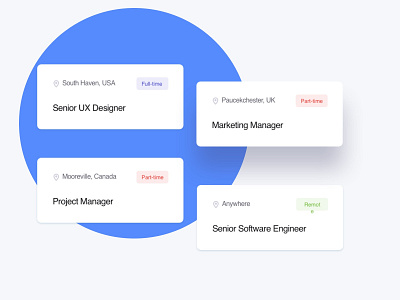 Open Positions UI Card