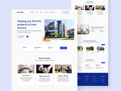 Real Estate Landing Page