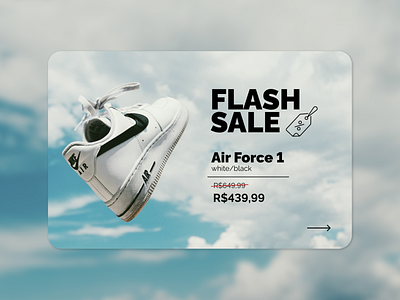 DailyUI 036: special offer air force 1 daily ui 036: special offer dailyui figma nike special offer ui