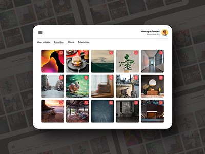 DailyUI 044: favorites dailyui dailyui 044: favorites favorites favorites page figma photography page ui