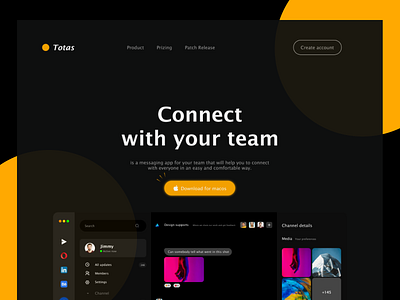 Totas - Connects your team animation app branding design graphic design icon illustration logo typography ui ux vector