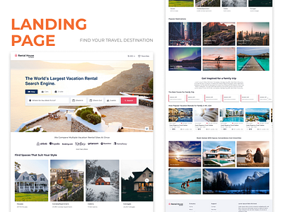 Landing Page for Travel Website