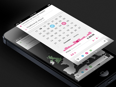Flight Booking App app design flight booking interface ios iphone