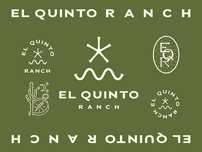 EL QUINTO RANCH BRANDING branding illustration logo logomark monogram typography