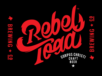 Rebel Toad Brewing Co Branding