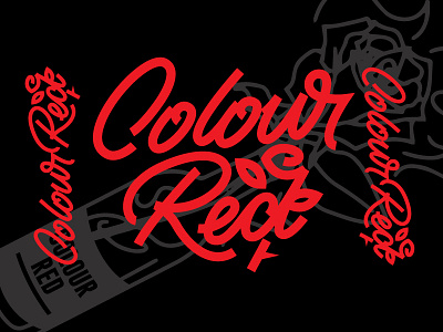 Colour Red Wordmark/Branding