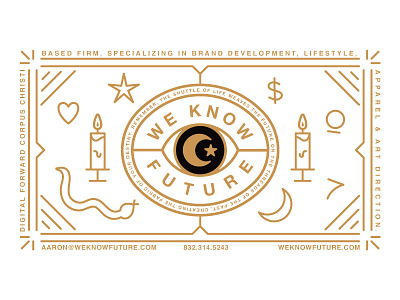 Wkf Business Card Dribbble business card self promotion we know future design