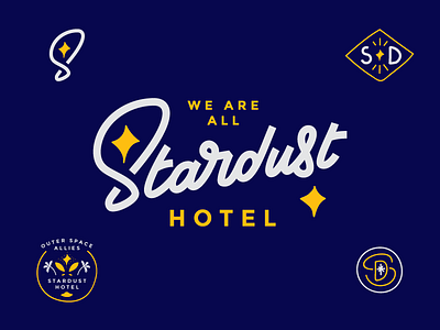 We Are All Stardust Hotel Branding