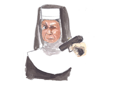 Sister Mary Clarence illustration sister act whoopi goldberg