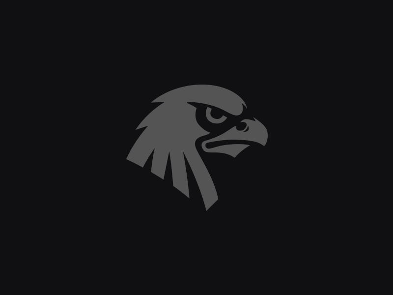 Hawk mark minimal bird logo bird icon eagle mark symbol icon vector logo
