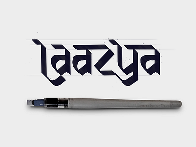 Laazya | Identity boutique logo branding calligraphy ethnic fashion graphics identity indian logo logotype