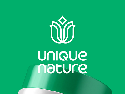 Unique Nature | Identity behance branding design icon identity logo mark natural nature spa typography vector wellness